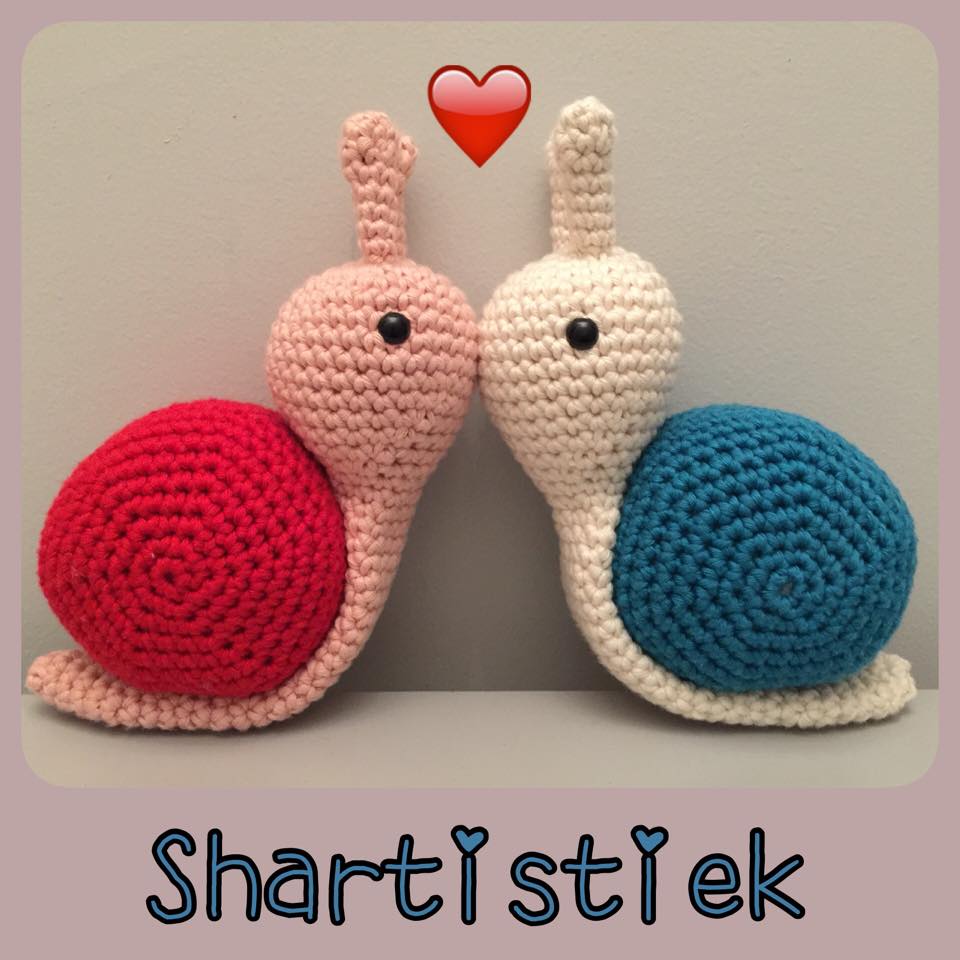 Slakje Sophie naar Patroon van Stip en Haak