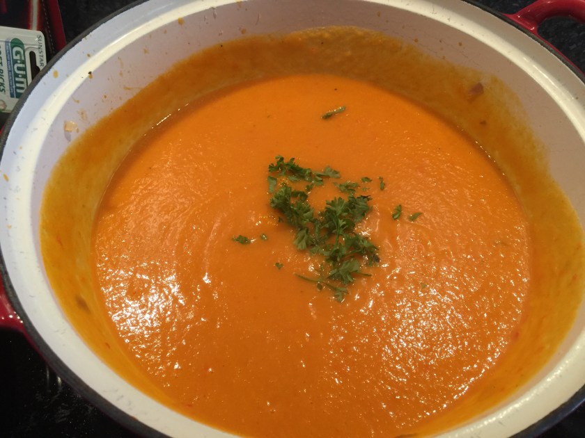 Zoete aardappelsoep Zoete aardappelsoep