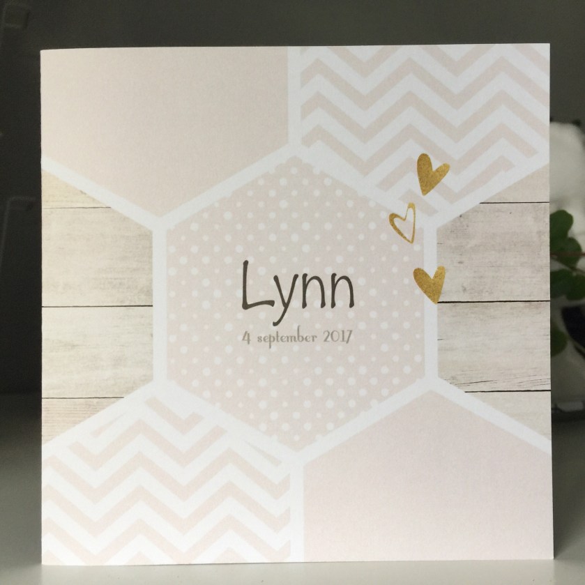 Geboortekaartje Lynn