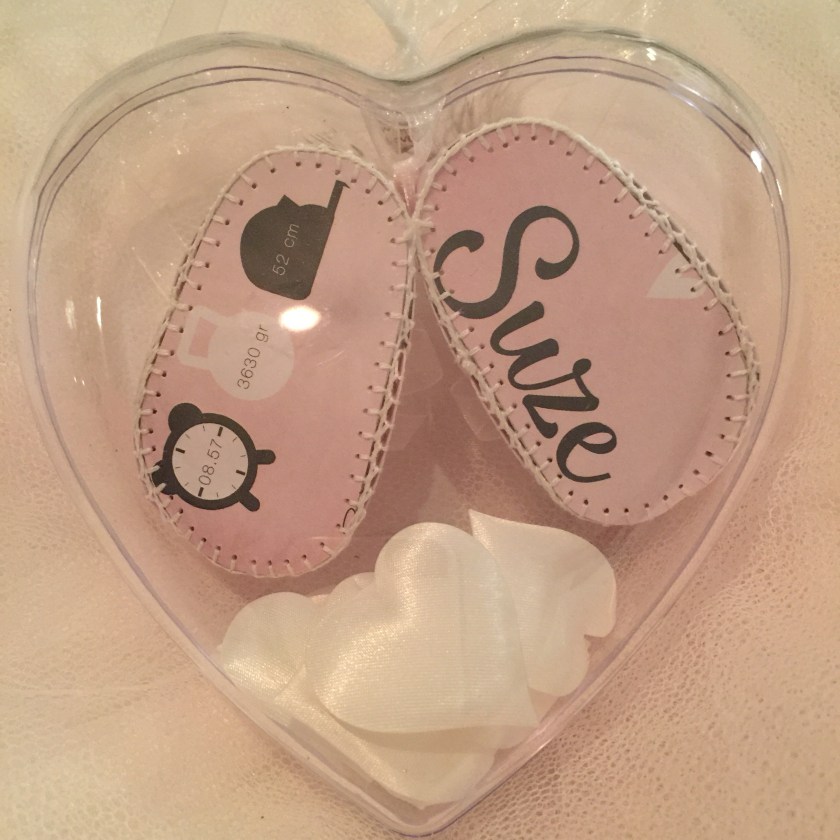 Zooltjes geboorteschoentjes Suze