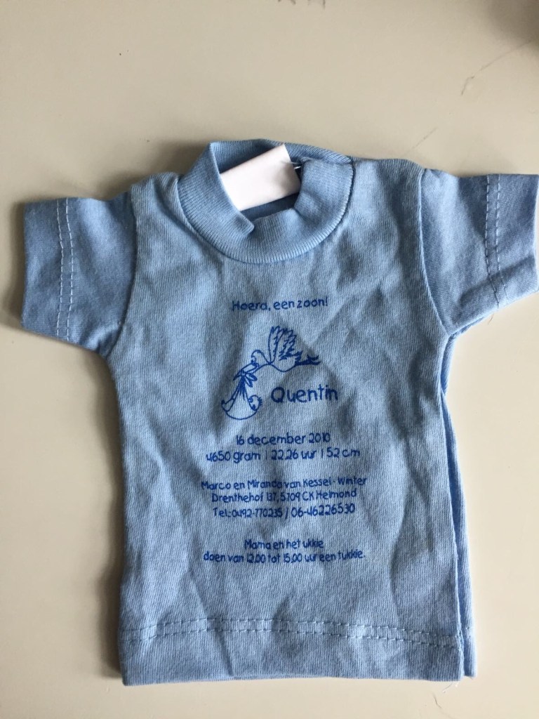 Geboorte t-shirt Quentin